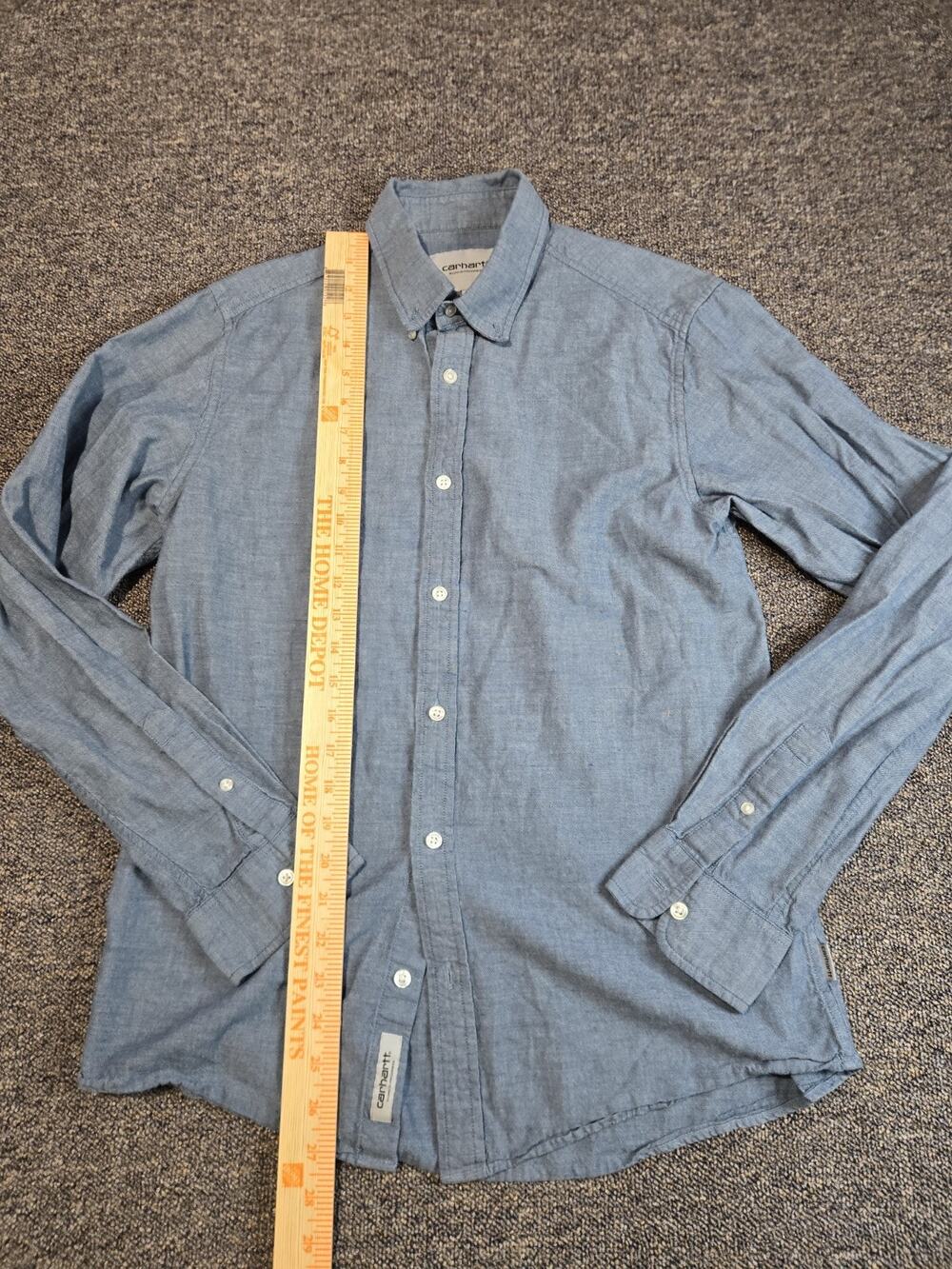Carhartt Light Blue Oxford Button-Down Shirt - Size M